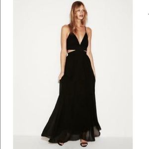 Express 00P Black Maxi Dress